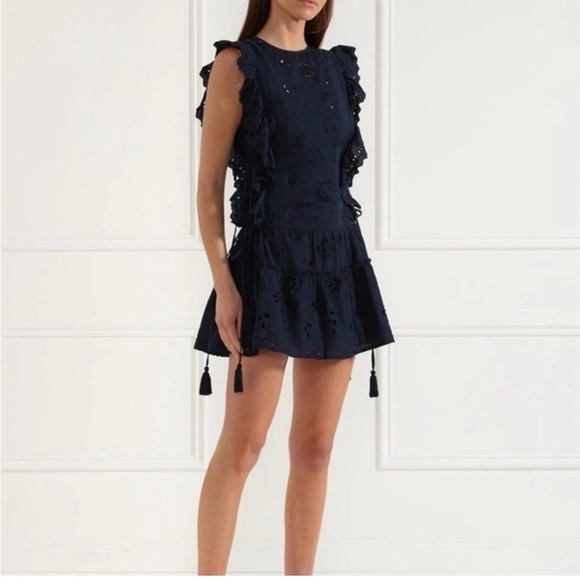 Misa Los Angeles Marieta Cotton Eyelet Dress - Picture 1 of 10